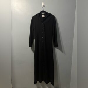 1970s Vintage Joshua Tree Floor Length Vintage Hooded Trench Coat‎ Women’s XS